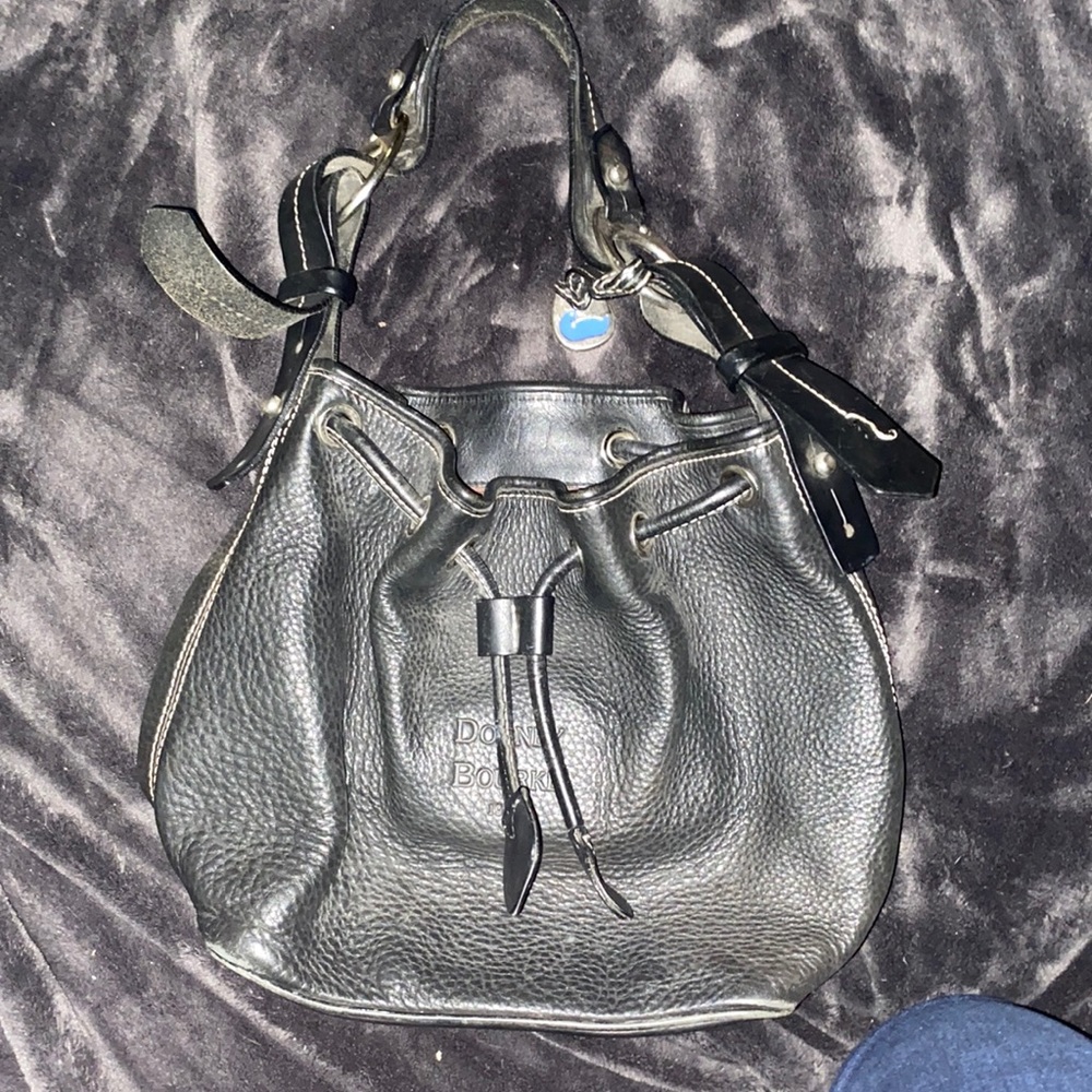Dooney & Bourke Black Drawstring purse